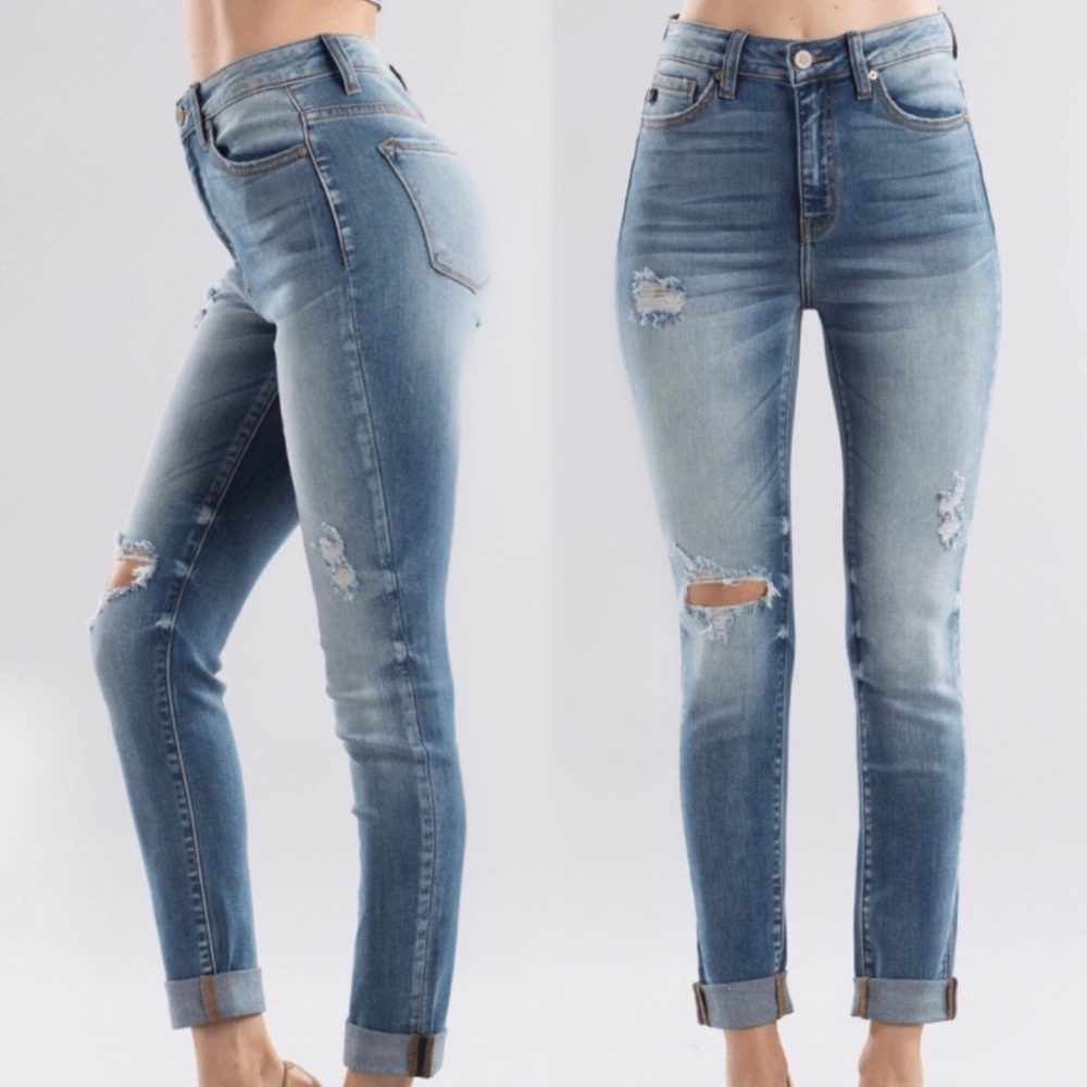 🚨Must Go🚨Kancan High Waist Girlfriend Jeans 25